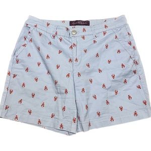 Gloria Vanderbilt Blue Lobster Shorts, Women's, Size 6